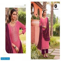 TAARA BY KALARANG JAM SILK COTTON FANCY DRESS MATERIALS