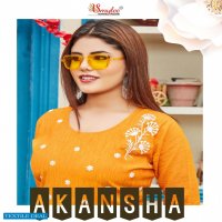 Smylee Akansha Wholesale Manual Embroidered Anarkali Kurtis