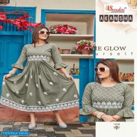 Smylee Akansha Wholesale Manual Embroidered Anarkali Kurtis