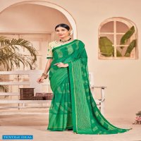 5D Manorama Wholesale Pure Chiffon Indian Sarees