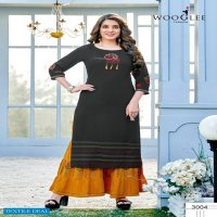 Wooglee Sunshine Wholesale Kurti With Sharara Catalogs
