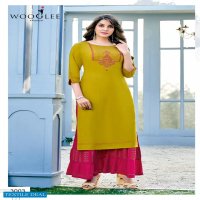 Wooglee Sunshine Wholesale Kurti With Sharara Catalogs