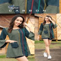 SERIEMA KUMB WONDER COTTON DENIM STYLISH LOOK FUNKY LOOK TOP CATALOG