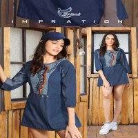 SERIEMA KUMB WONDER COTTON DENIM STYLISH LOOK FUNKY LOOK TOP CATALOG