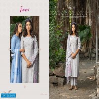 PSYNA PETALS READYMADE 3PCS TOP BOTTOM WITH DUPATTA