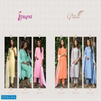 PSYNA PETALS READYMADE 3PCS TOP BOTTOM WITH DUPATTA