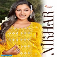 Smylee Nikhar Wholesale Designer Kurti With Pant And Dupattas