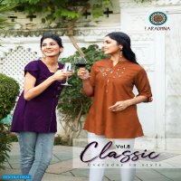 Aradhna Classic Vol-8 Wholesale 14 Kg Reyon Short Tops