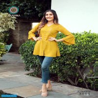 Aradhna Classic Vol-8 Wholesale 14 Kg Reyon Short Tops