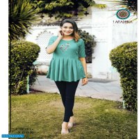 Aradhna Classic Vol-8 Wholesale 14 Kg Reyon Short Tops