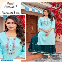 Smylee Sharara vol-2 Wholesale Kurti With Sharara Catalogs