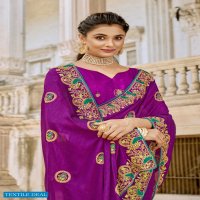 YNF Bindugiri Silk Wholesale Vichitra Silk Indian Sarees