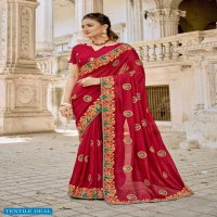 YNF Bindugiri Silk Wholesale Vichitra Silk Indian Sarees