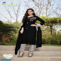 Karissa Radhika Vol-3 Wholesale Designer Kurti With Pant And Dupattas