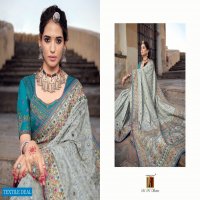 MN SAREE KACCHI WORK VOL 3 6201-6206 SERIES BANARAS SILK SAREE FOR WEDDING