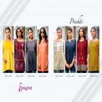 PSYNA PRESHTI VOL 2 COTTON DESIGNER WESTERN SHORT TOPS