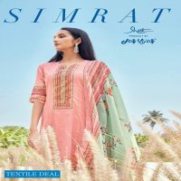 Jay Vijay Shaii Simrat Wholesale Pure Cotton With Gota Patti Work Dress
