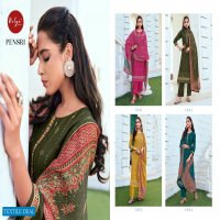 LT Nitya Pensri Wholesale Chinon Silk With Work Salwar Suits