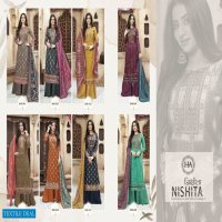 Harshit Nishita Wholesale Pure Zam Cotton Work Dress Material