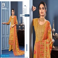 Alok Sheep Wholesale Swaroski And Diamond Work Dress Material