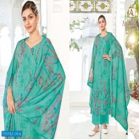 Alok Aashna Wholesale Pure Gerogette With Work Salwar Suits
