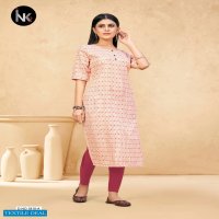 INK 9 Pushpa Vol-2 Wholesale Reyon Fabrics Long Kurtis