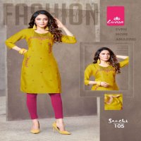 LIVASA SANCHI RAYON PRINT SIMPLE READYMADE KURTIS
