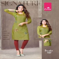 LIVASA SANCHI RAYON PRINT SIMPLE READYMADE KURTIS
