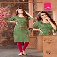 LIVASA KITES RAYON PRINT SIMPLE READYMADE KURTIS