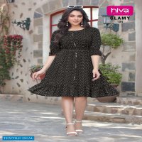 HIVA GLAMY FANCY RAYON KURTI