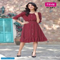 HIVA GLAMY FANCY RAYON KURTI