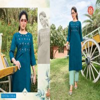 SBS Hunar Wholesale Reyon Long Kurti With Pants