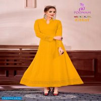 Poonam Kitkat Wholesale Anarkali Long Kurtis