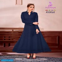 Poonam Kitkat Wholesale Anarkali Long Kurtis