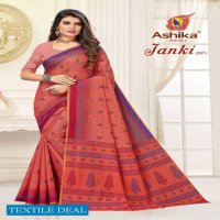 Ashika Janki Wholesale Cotton Printed Sarees