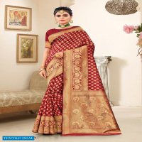 Santraj 1018 Wholesale Banarasi Silk Indian Sarees
