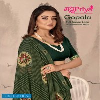 Madhupriya Gopala wholesale Reniyal With Diamond Work Sarees