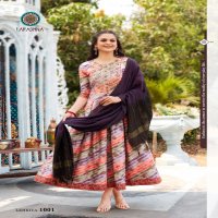 Aradhna Lehriya Vol-1 Wholesale Anarkali Kurti With Dupattas