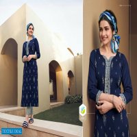 Vinay Tumbaa Summer Cool Wholesale Chanderi Cotton Kurti With Pants