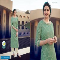 Vinay Tumbaa Summer Cool Wholesale Chanderi Cotton Kurti With Pants