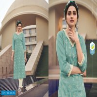 Vinay Tumbaa Summer Cool Wholesale Chanderi Cotton Kurti With Pants