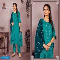 BAANVI RAGA COTTON REGAL LOOK KURTI WITH PANT AND DUPATTA CATALOG