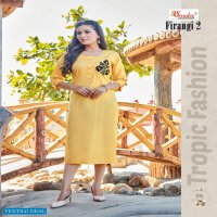 Smylee Firangi Vol-2 Wholesale Reyon With Diamond Work Kurtis