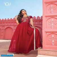 YOU Heer Wholesale Super Fancy Festive Kurti Collection With Dupattas
