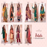 MUMTAZ ARTS PATOLA SATIN LADIES SUITS WHOLESALER