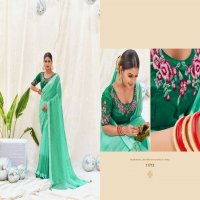5D PRESENT CHANDNI CHIFFON FANCY SAREE SUPPLIER
