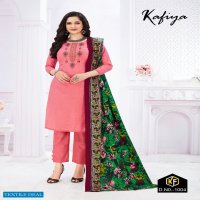 Keval Fab Kafiya Vol-1 Wholesale Lawn Cotton Embroidery Dress Material