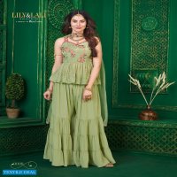 SPAGHETTI BY LILY & LALI EXCLUSIVE READYMADE GHARARA SUITS