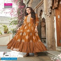 DIYA TRENDS GROOM VOL 2 KURTI GOWNS PATTERN COLLECTION