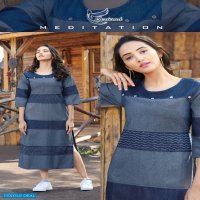 Seriema Kumb Classy Wholesale Denim Long Kurtis
